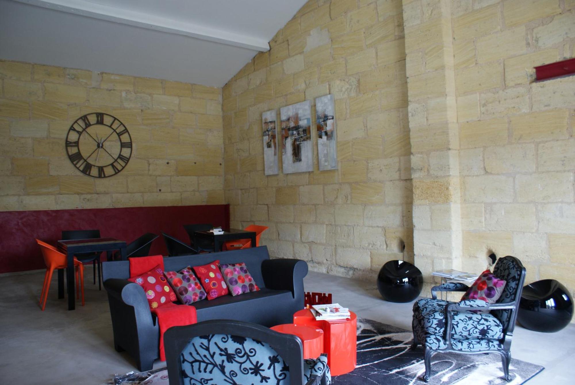 Moulon-sur-Dordogne 샤토 라 모테 뒤 배리 B&B 외부 사진